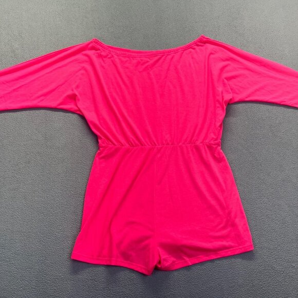 Pink Romper Romper Shorts 1 Piece Outfit Women's Size XXL,Resorts,Beach,Casual - Picture 2 of 9
